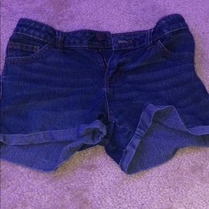 girls jean shorts